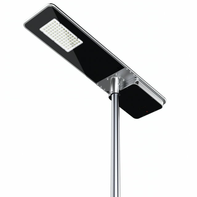 80W Solar Powered Parking Lot and Street Light